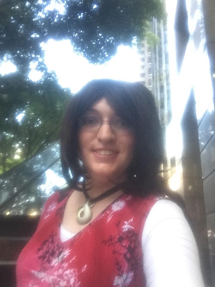 Self Portrait at Museum Station, Sydney – Kate Doak – 2/12/2014